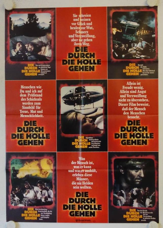 Die durch die Hölle gehen originales deutsches Filmplakat